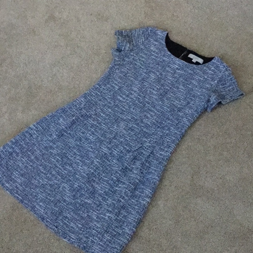 Loft Boucle Fit and Flare Dress